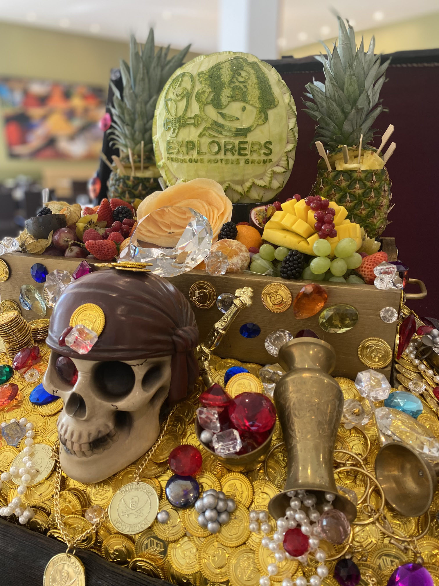 Sculpture fruits et légumes