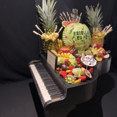 Boutique sculpture fruits et légumes : Le concerto des couleurs