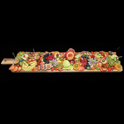 Boutique sculpture fruits et légumes : Grazing Board, planche de grignotage
